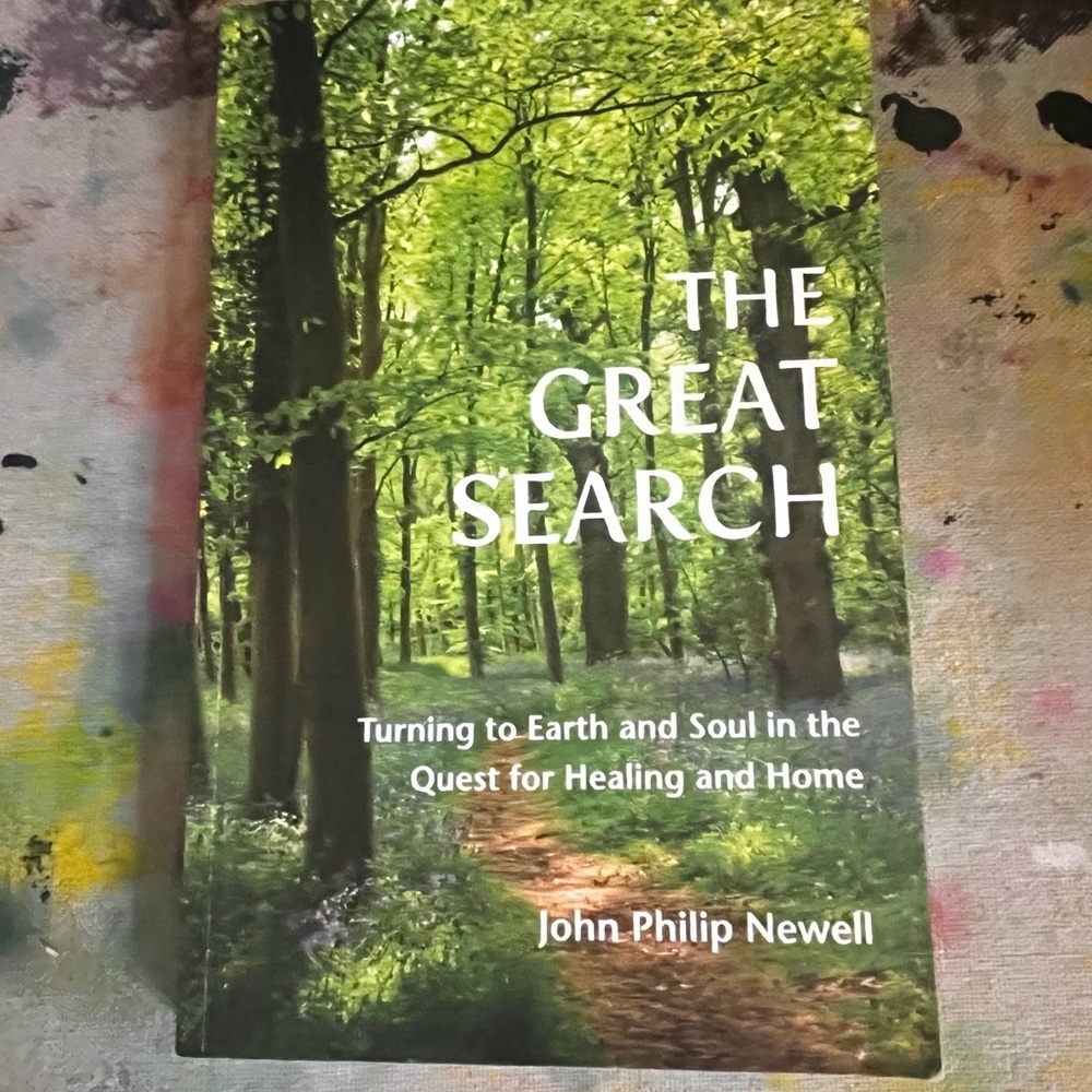 The Great Search by John Philip Newell - Forest Green Cover